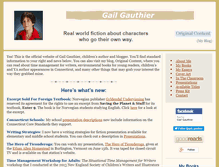 Tablet Screenshot of gailgauthier.com